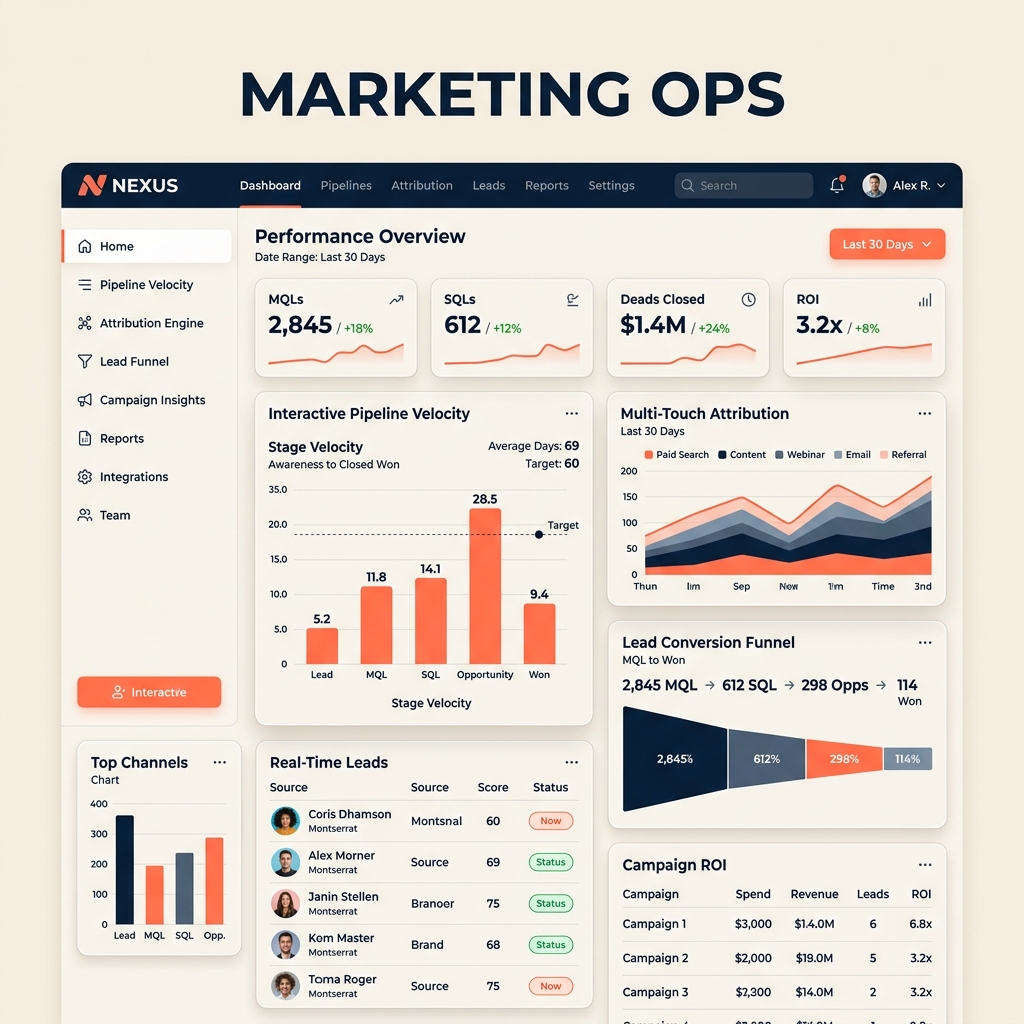 MarketingEngine Growth OS Dashboard